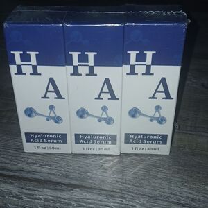 3 Pack Hyaluronic Acid Serum Moisturizing for Face Anti-Wrinkle Anti-Aging NEW